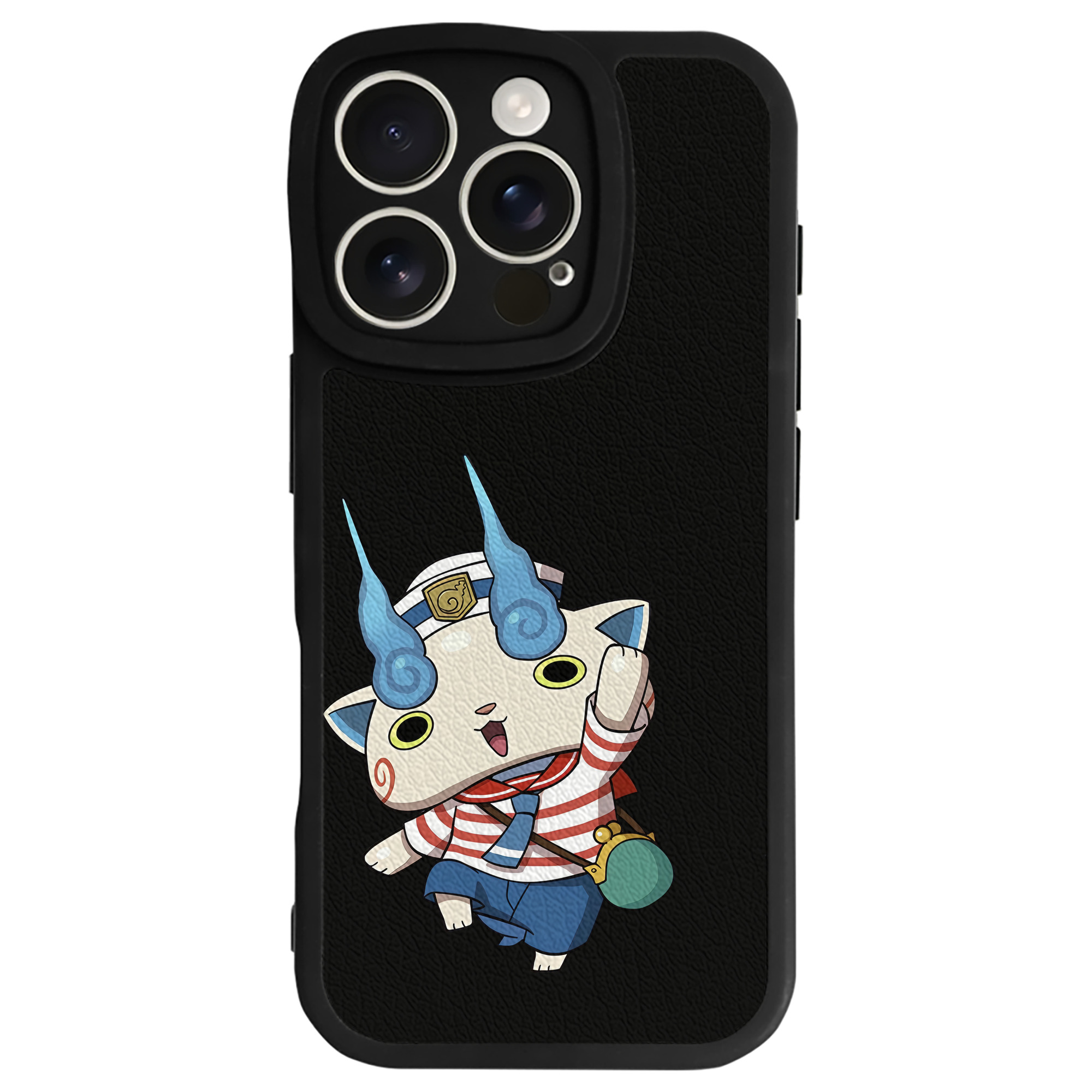 （画像用） 妖怪ウォッチ Yo-kai Watch 【iPhone 16シリーズ対応】シリコンスマホケース（レザー調） 材質：シリコン